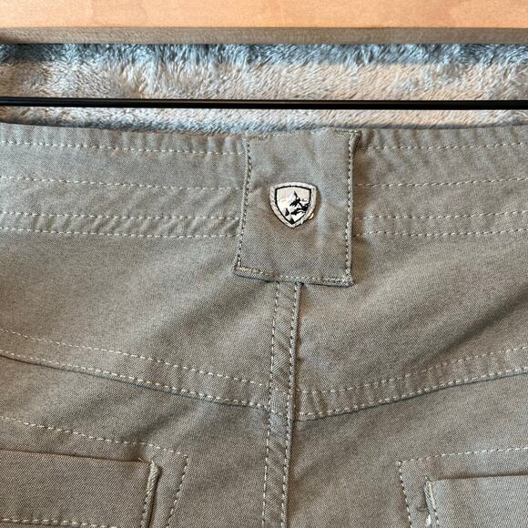 KUHL Trekr Pants Women's Size 6 Regular Green Hiking Gorpcore 31” Inseam - Picture 2 of 8